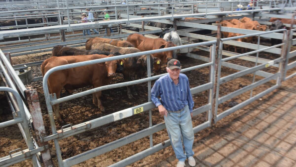 Tom Grantham, 89, Lillypool Road via Grafton was pleased with his $906 average for four tooth steers.