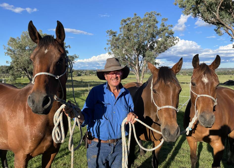 More than a drover, Clarence River-born cattleman Peter Rogan at home near Inverell.