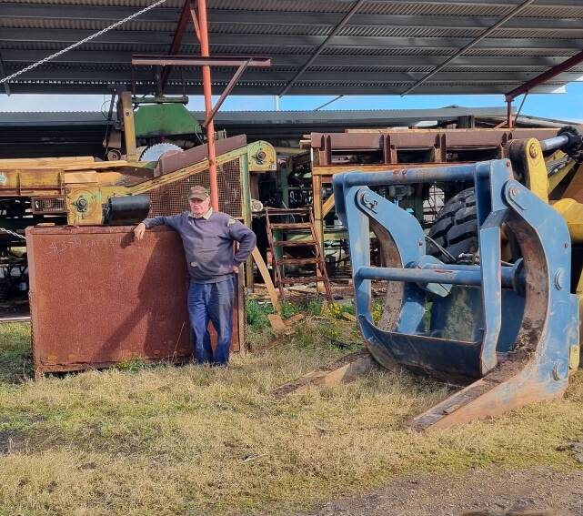 Peter Caban has been left without sawlog supply for his rural fencing business. "I've got nothing to work with," he says. Photo: Supplied