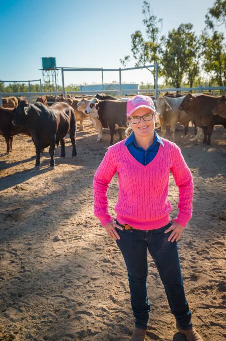 WEIGHING SYSTEMS: Central Queensland Carcase Classic Committee secretary Sarah Donovan manages the 3000-head Duaringa Station Feedlot. 