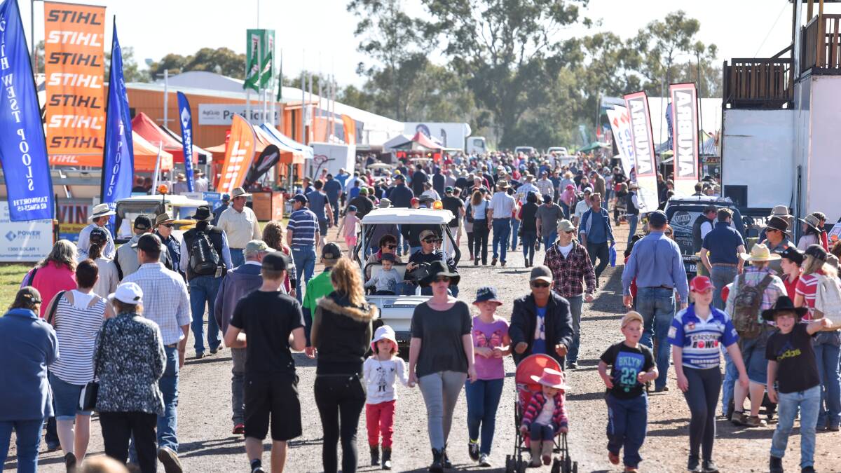 BUSY: More than 100,000 visitors are expected to attend AgQuip this year.