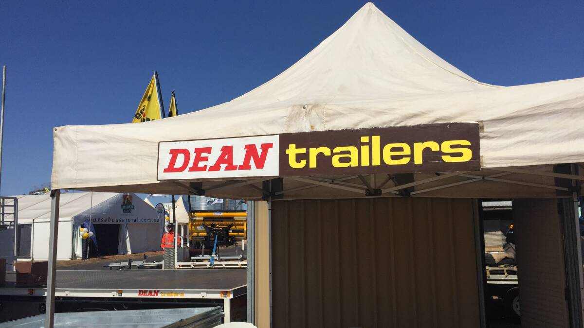 Dean Trailers on show at AgQuip