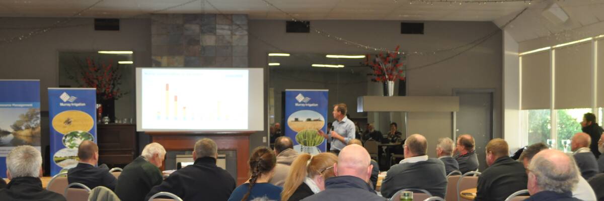 It was a full room for the Department of Industry and WaterNSW's consultation on drought management at Deniliquin on Tuesday. The forum was one of 15 being held around the state to inform and gain feedback from water users. 