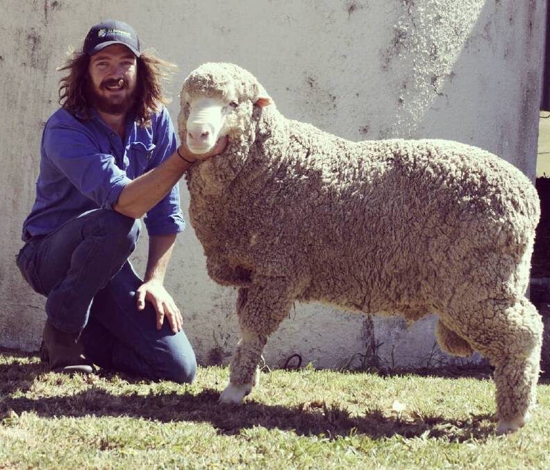 Sam Picker rather than a sheep, will be shorn to raise money for Herd of Hope at the National Shearing and Wool Handling Championship in Dubbo. Photo: Supplied.