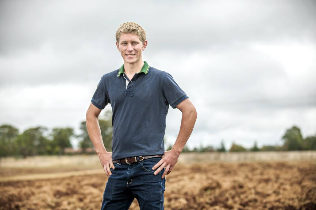 University of Southern Queensland's Stirling Roberton who has been working with growers on the project. Photo: The University of Southern Queensland 