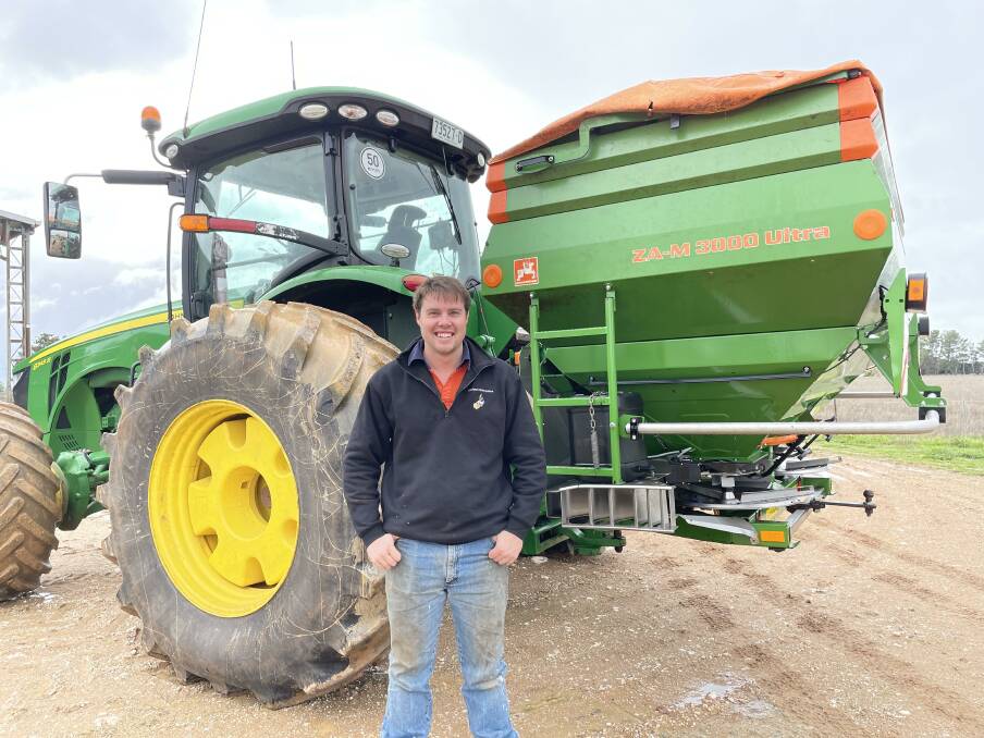 Grower Broden Holland, Koolpari, Young has worked out a simple method to convert their crop protein maps into urea applications - the result has been decreasing variance in their yields and protein percentages, whilst increasing yields.