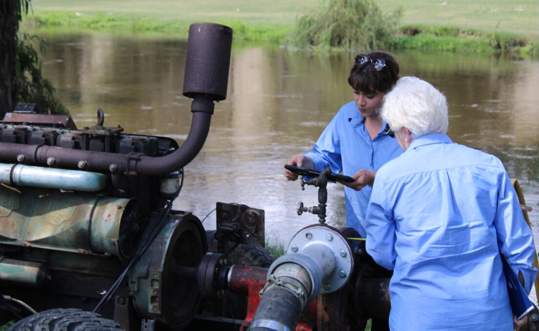 NRAR staff in Gundagai. NRAR have stated water user compliance levels for stage one of the new metering framework "aren't as positive" as they would like. Photo: NRAR