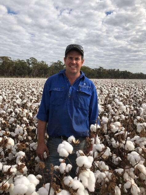 Cotton grower, Nick Beer said improving cotton's social licence was important for the mental health of growers. Photo supplied. 