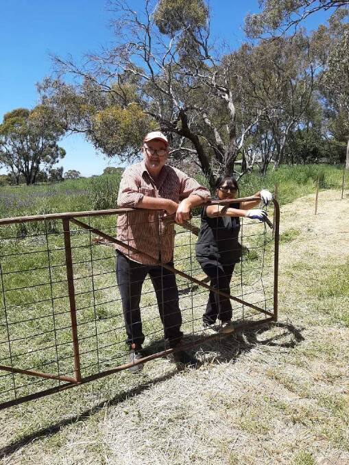Bob McCauley, 73, is a retired bricklayer and contract fencer who is keen to do some harvest work this season. Pictured with his wife Agnes. Photo: Supplied