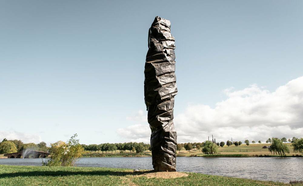 Contemporary art and sculptures are throughout the historic property. Photo: Mona Farm