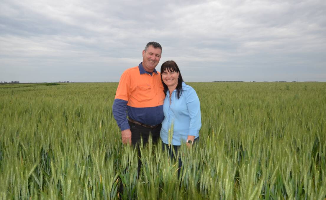 The 2018 NSW Farmers of the Year, Glen and Julie Andreazza, Griffith, are excited to have some water, be planting a rice crop and are anticipating their winter cereals harvest.