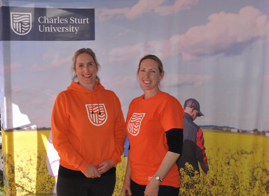 CSU AgriTech Incubator project officer, Siobhan Howard and discipline lead for Agricultural Science, Dr Alison Southwell. CSU's revamped agriculture course will debut in 2020. 