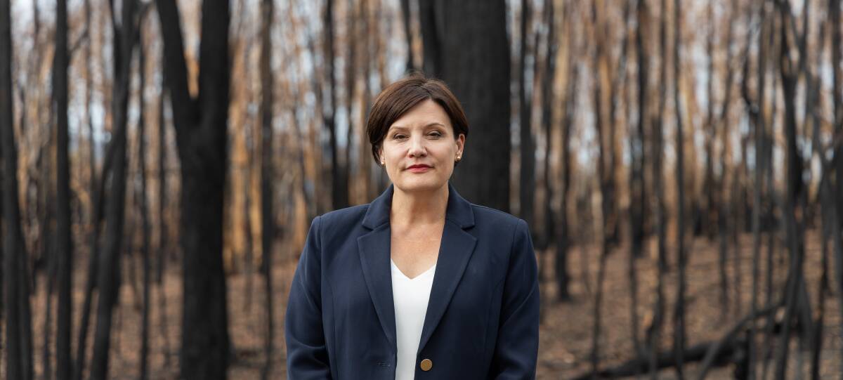 NSW Labor Leader, Jodi McKay visited the Tumut region along with the rest of the shadow cabinet this week. Labor has called for the state government to appoint a Forestry Recovery Commissioner following the fires. Photo supplied. 