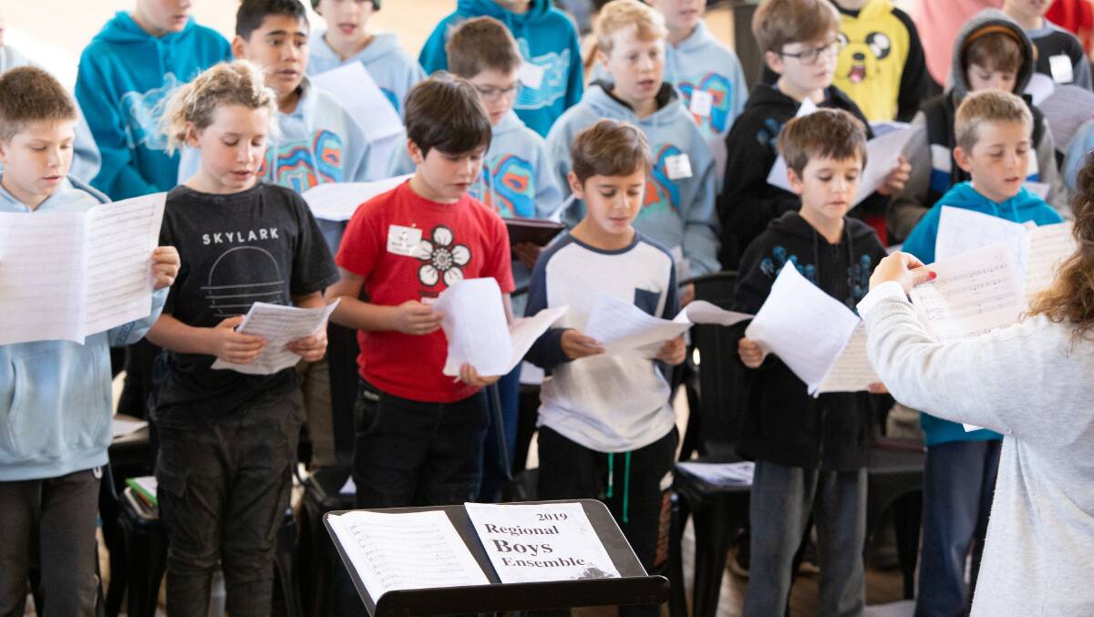 Moorambilla Voices run three ensembles, Voices Boys, Voices Girls and MAXed OUT Company for high school students.