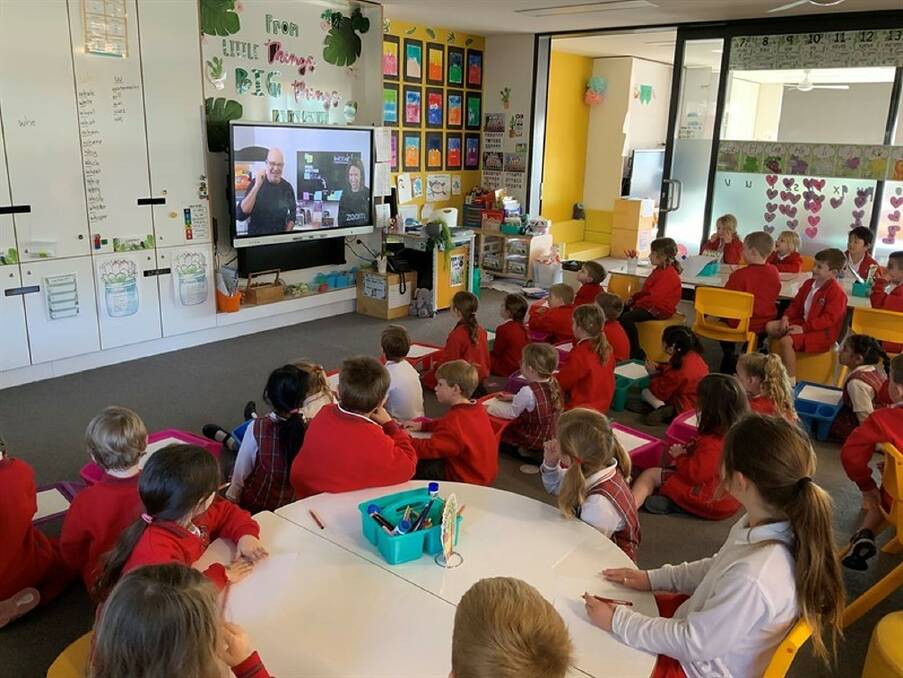 Close to 60,000 students from across Australia are expected to take part in the Littlescribe Mini-Writing Festival, a virtual event which aims to connect students from the country and city. Photo: Littlescribe