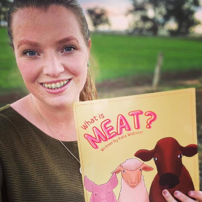 'What is Meat?' is a picture book by Charles Sturt University graduate Kate Webster. It's hoped the book will help educate children on where food comes from. 