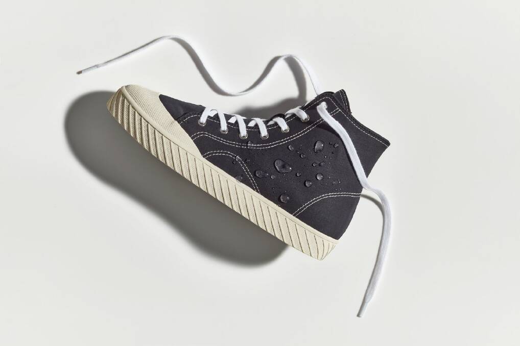 Optim sneaker with a natural water resistance function. Photo: The Woolmark Company
