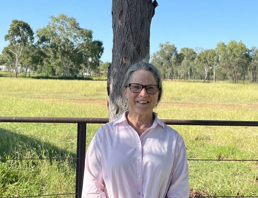 Veterinarian Dr Joan Lloyd, Joan Lloyd Consulting, Sydney, specialises in infectious diseases of small ruminants and recently travelled to Comet, east of Emerald, to speak with goat producers on the importance of bio-security. Picture by Ben Harden 
