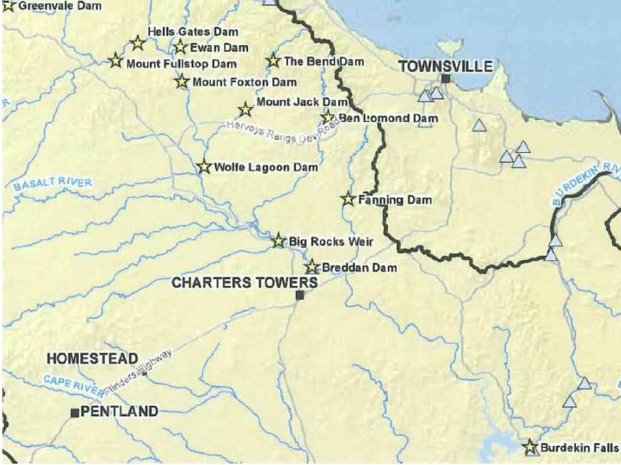 The proposed Hell's Gate Dam would be situated approximately 120-kilometres North West of Townsville and approximately 50-kilometres west of Paluma.