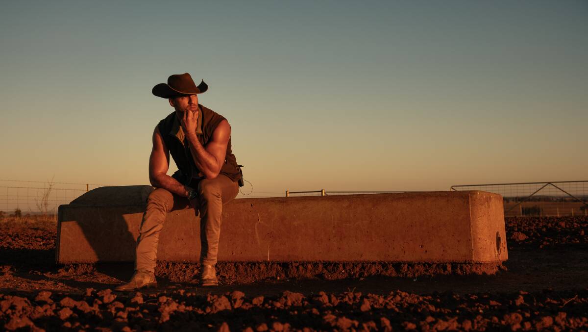 Khory Hancock as his documentary host persona, The Environmental Cowboy. Photo - Paul Van Kan. 