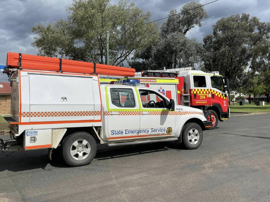 Emergency services are on the ground in Gunnedah. Picture by Gunnedah SES unit