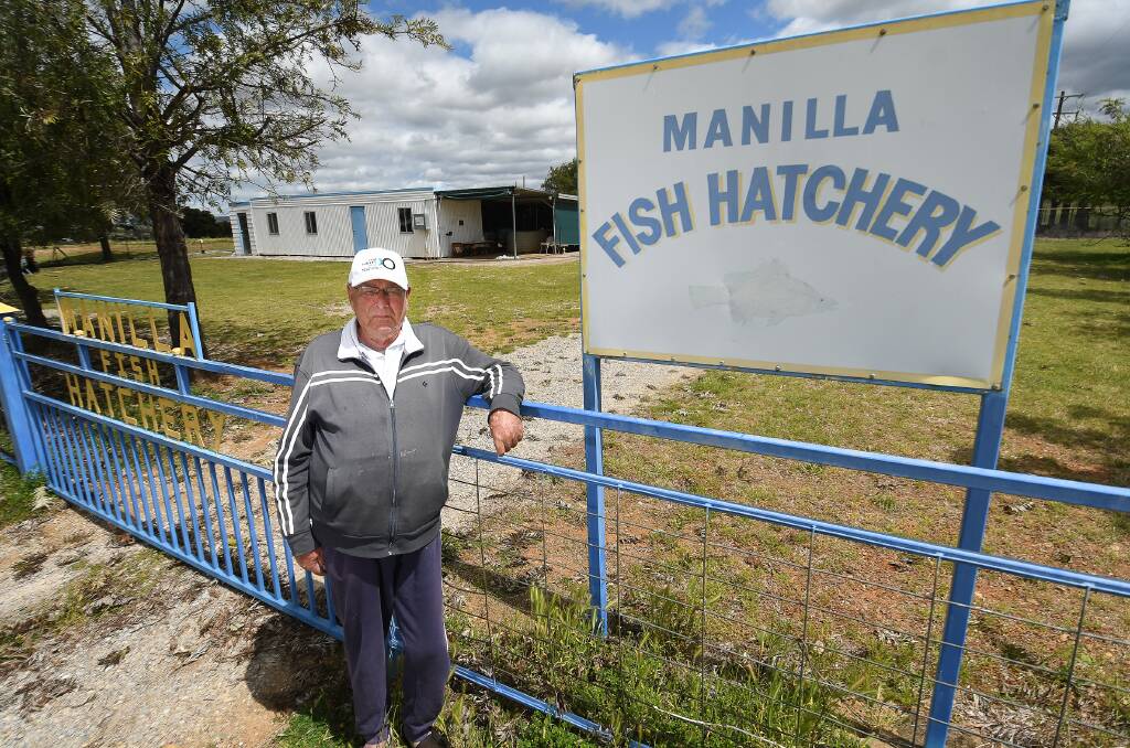 Manilla Fish Hatchery manager Ian Ward. Picture by Gareth Gardner