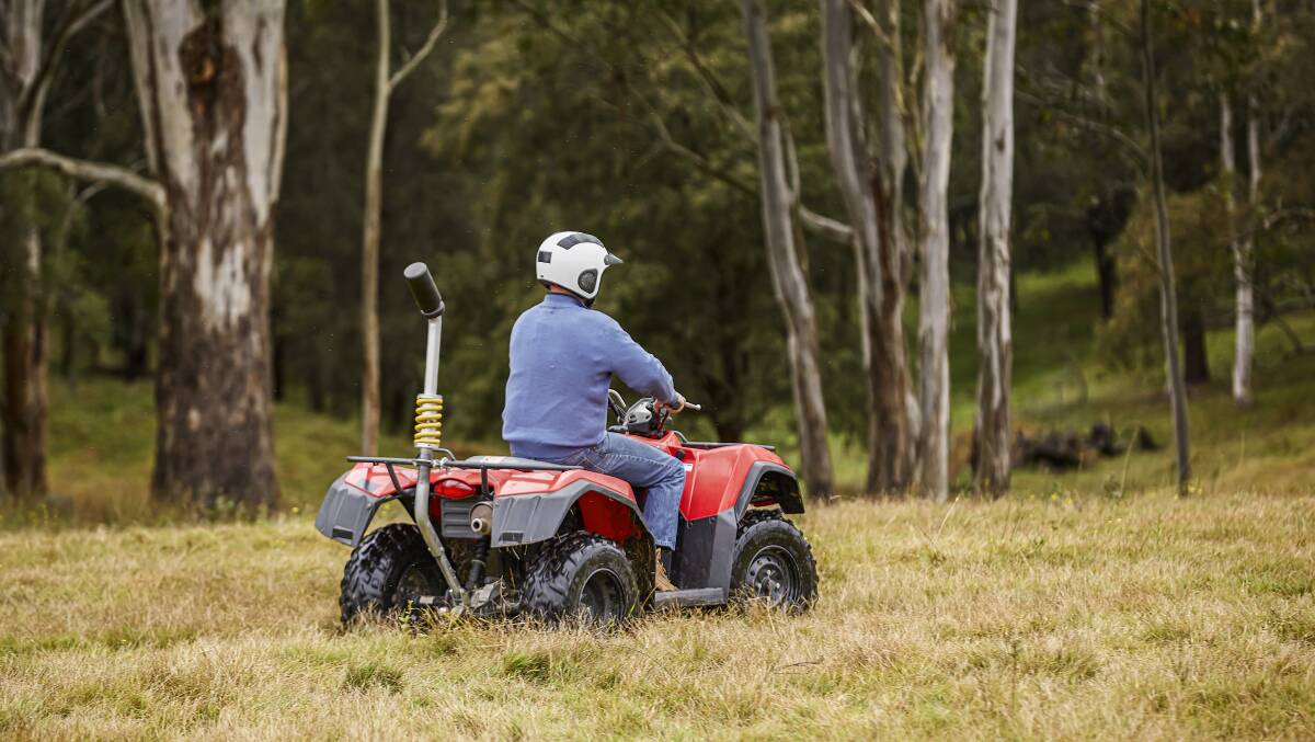 A fitted quad bike. The rebate scheme has been extended.
