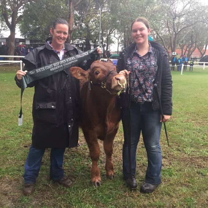 Narooma High took out reserve champion prize for lead steer.
