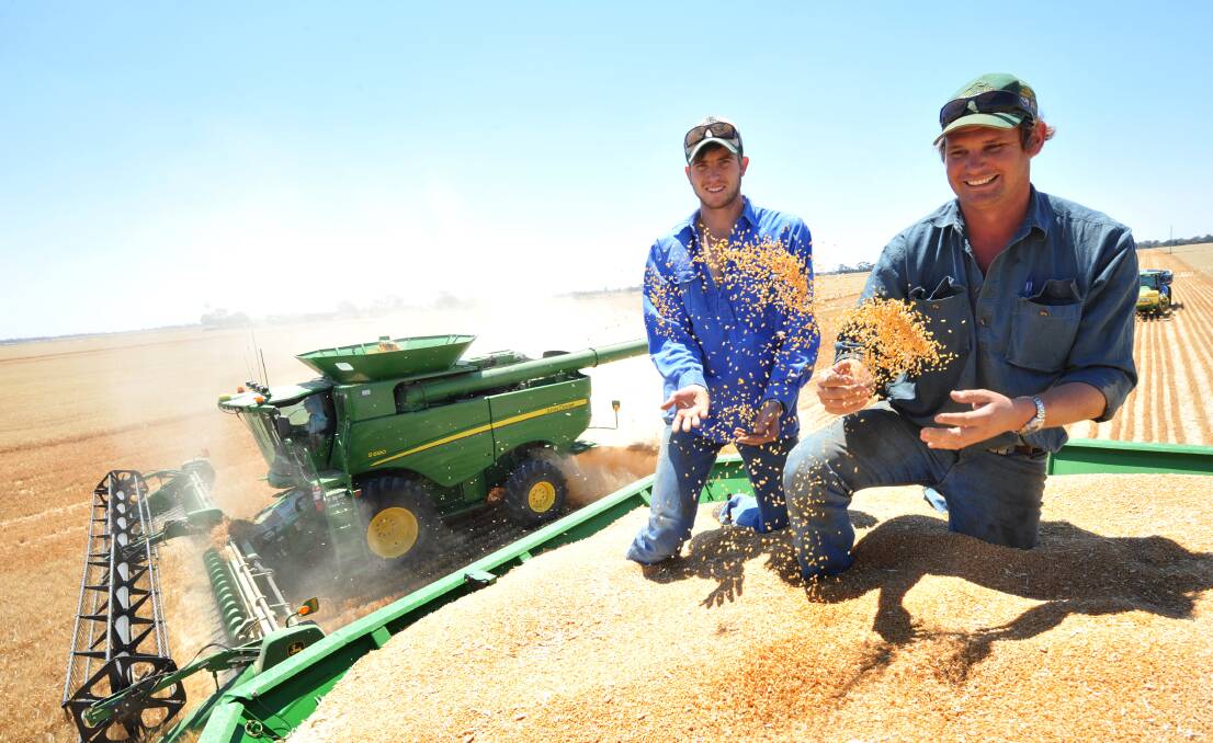 The Tighes of Croppa Creek store their grain on farm but think the GHMS is helping take pressure off local roads.