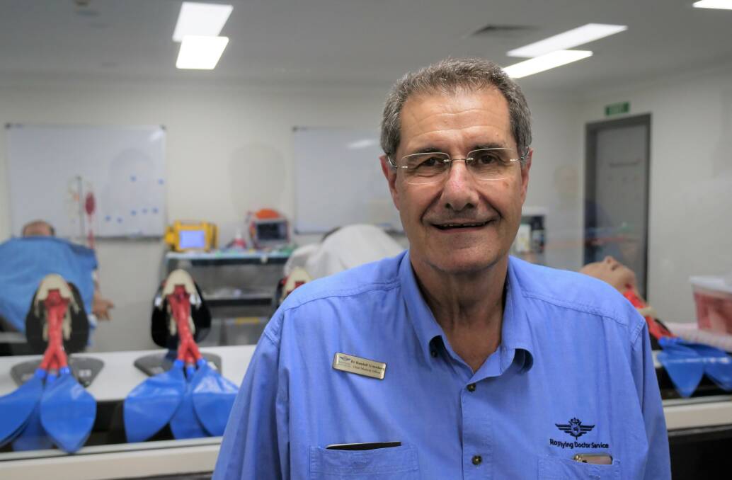 Dr Randall Greenberg, chief medical officer RFDS, South-East section. The service is flying on in the era of coronavirus.