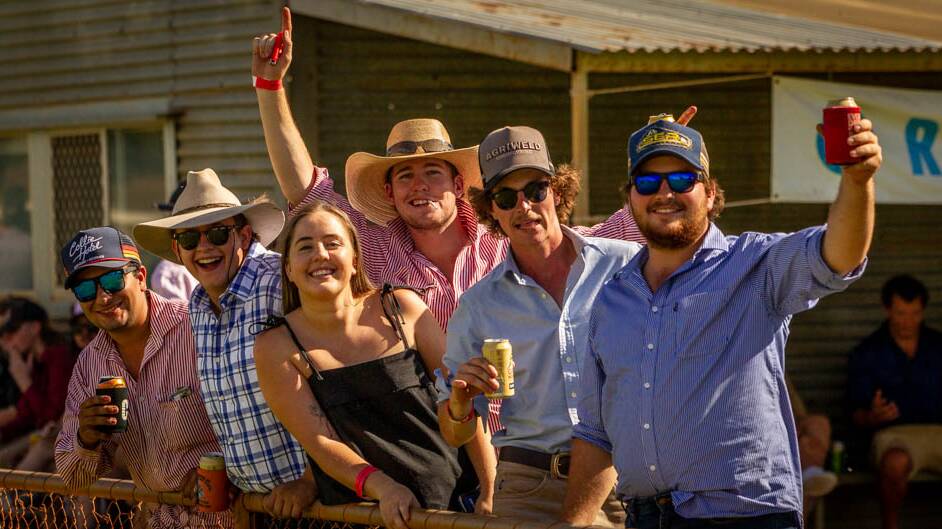 Here's to a good day ! Punters at Tottenham races. Photos by Samantha Thompson.