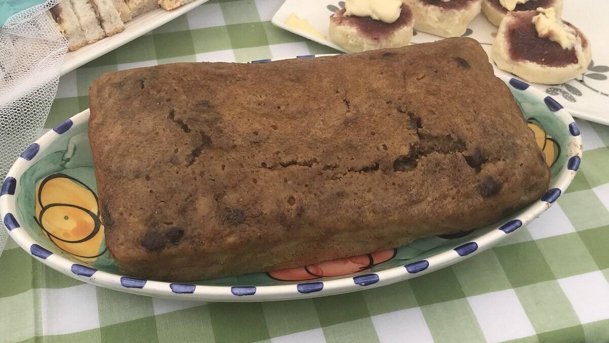 Duchess of Sussex, Meghan Markle's banana bread - with choc chips.