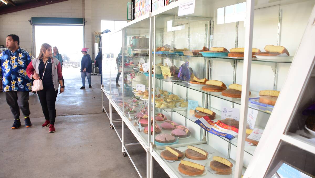 Cakes were popular entries in the Pavilion too at Dubbo show. 