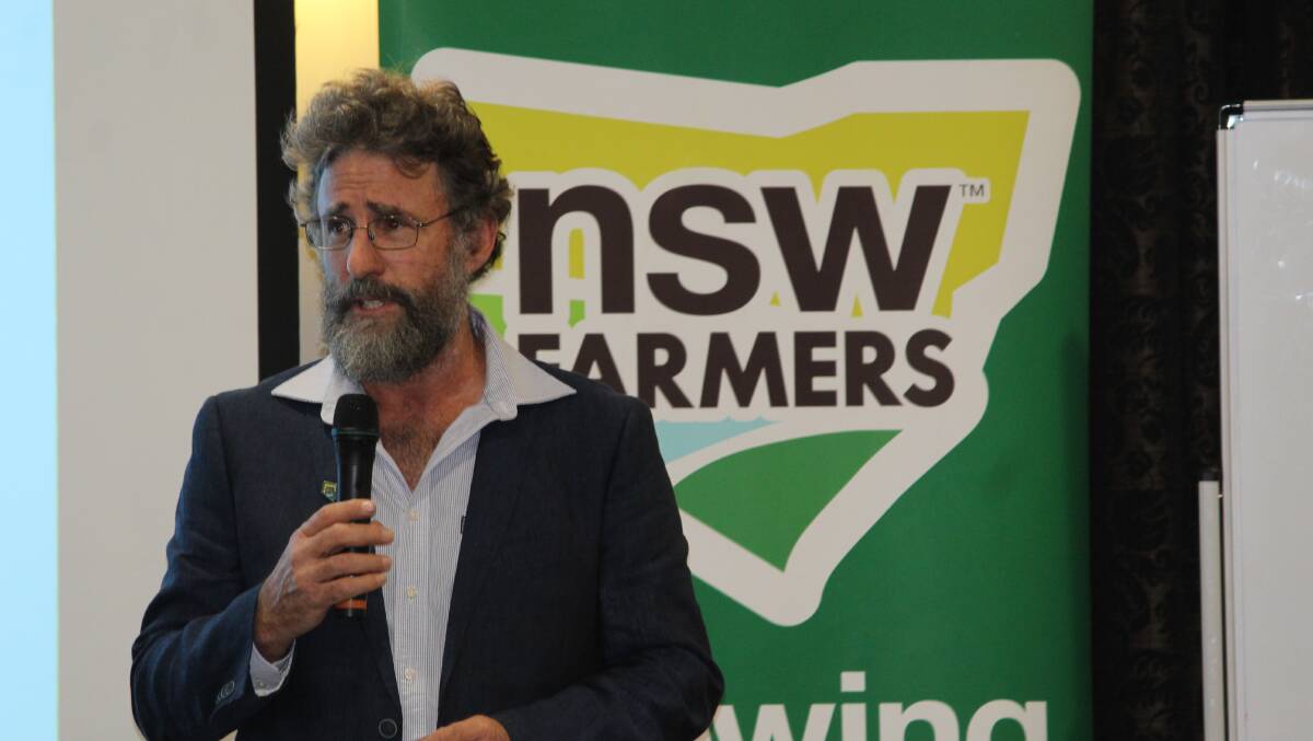 NSW Farmers is firmly opposed to a property tax, says president James Jackson.
