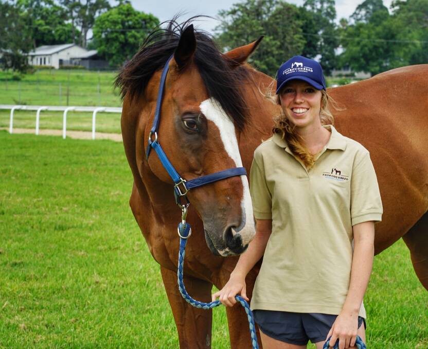 Former Yanco Ag College student Kiara Henderson, Yaouk, is looking forward to her new Explorer Cadetship based at Richmond to forge a career path in Australia's racing industry.