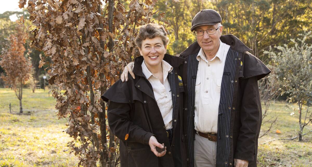 Truffles are the new farm income for Dr Kotvojs and husband Alan.Burdon.