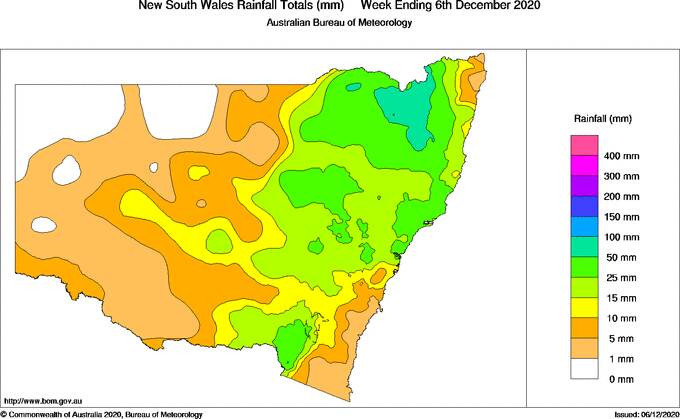 Some pretty good rain totals in the last week in central and northern NSW.