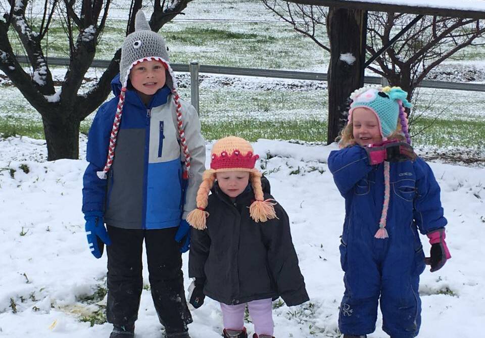This photo from Ashley Clark at Lyndhurst shows how deep the snow was and how much fun was had on the weekend.
