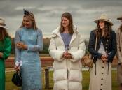 On the podium at Fashions on the Field at Grenfell. Photos by Simon Thompson.