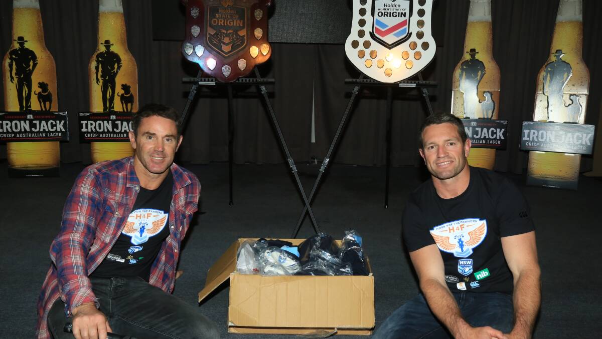 Fittler and Danny Buderus hit the road for drought support.