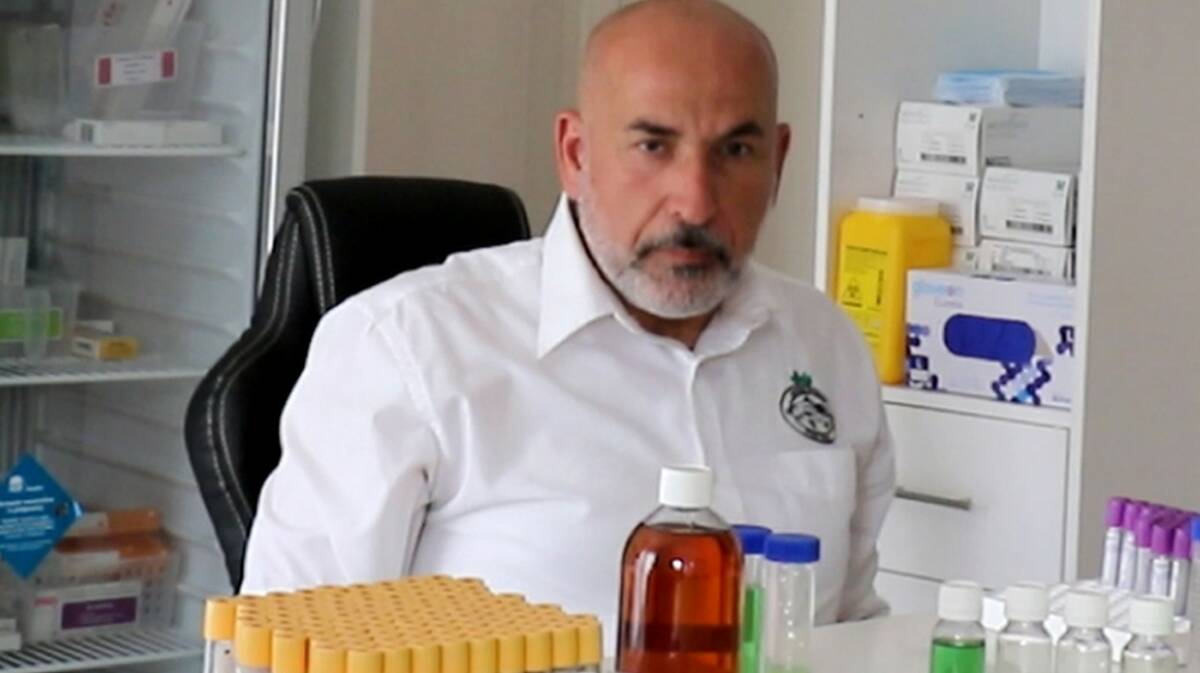 Genetics engineer and microbiologist Joseph Ayoub in the lab at Riverstone. Picture: Supplied