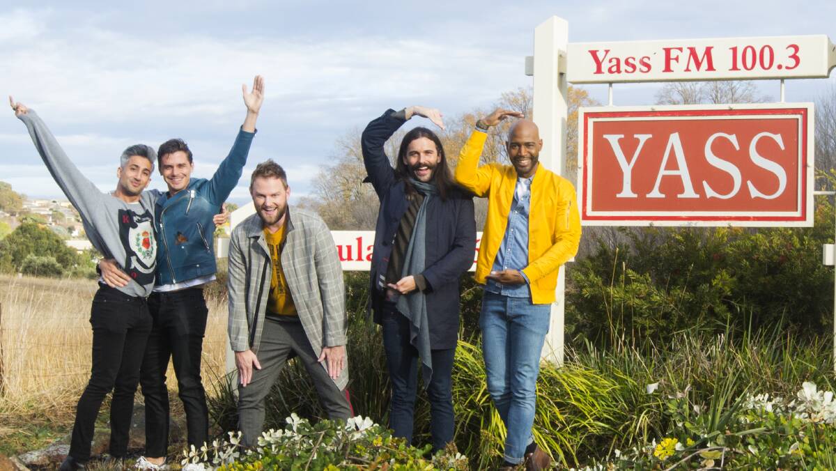 The Queer Eye cast hits Yass.