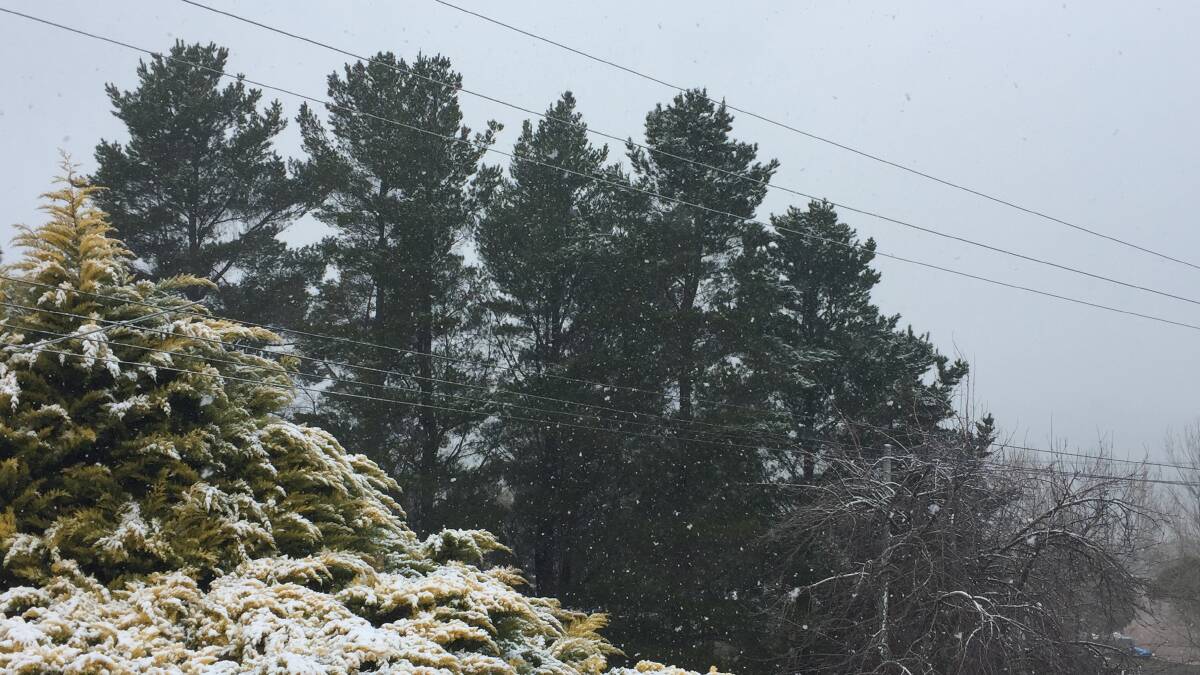 A beaut start to spring for some: snow, rain along ranges