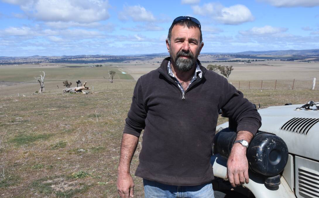 Cattle producer Sam Bonanno is opposed to a large solar farm at Brewongle near his property. Agronomists say solar farms lead to compaction of soils and become agricultural dead zones. Photo courtesy of Western Advocate