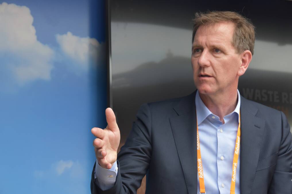 Rabobank's Global chairman Wiebe Draijer says the food waste issue is one of the biggest confronting the world and one of the big levers that can help reduce carbon emissions if controlled properly.