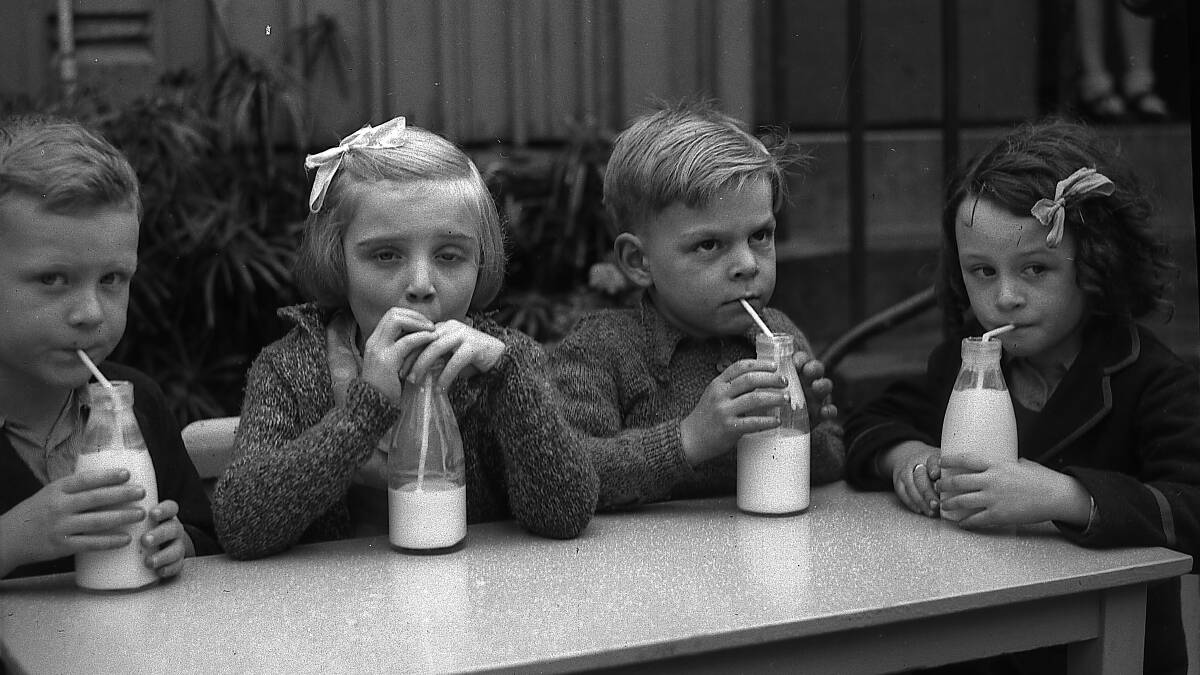 Milk was a daily drink for most schoolkids from the 1950s to 1970s.