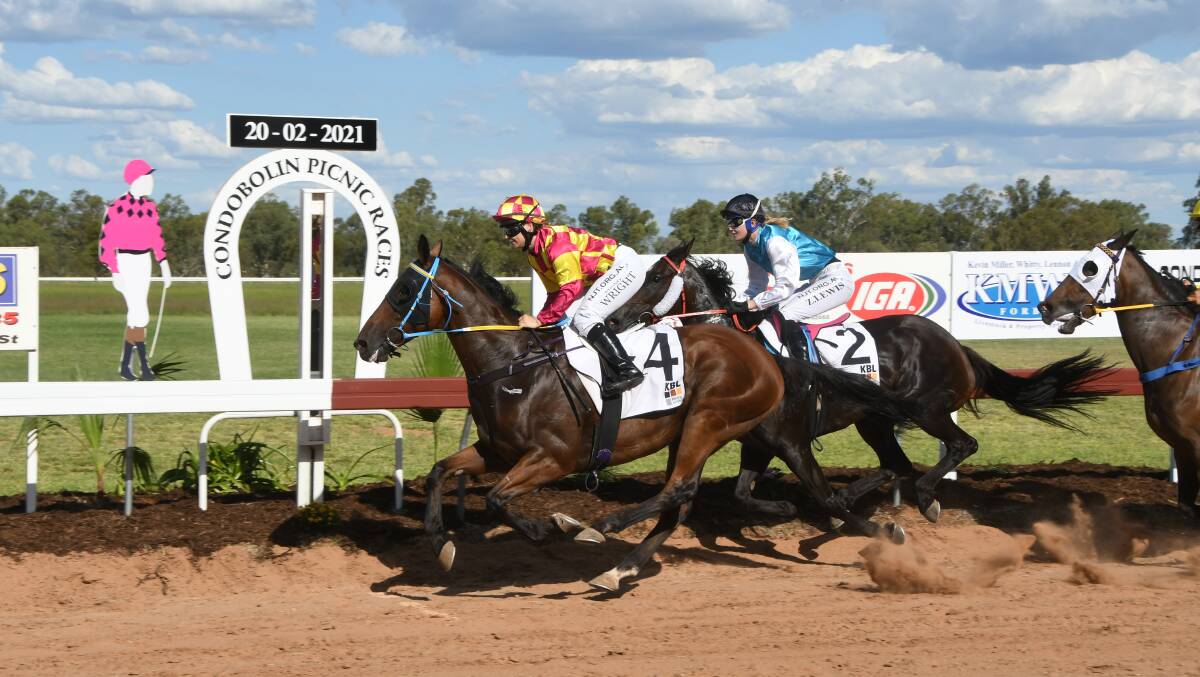 Racing at Condobolin; and is among the picnic race clubs who will benefit with increased prizemoney announced last week. Photo Virginia Harvey.