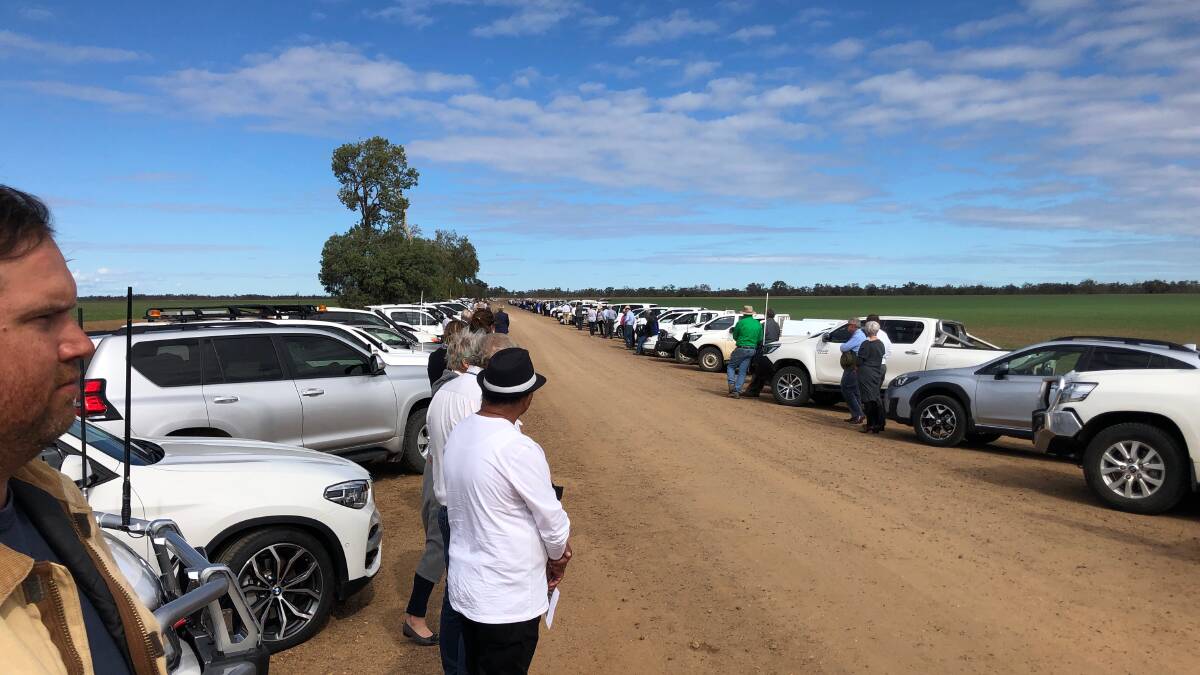 Many friends of Barb Glennie were unable to attend a memorial service so they observed social distancing rules with a car guard of honour.