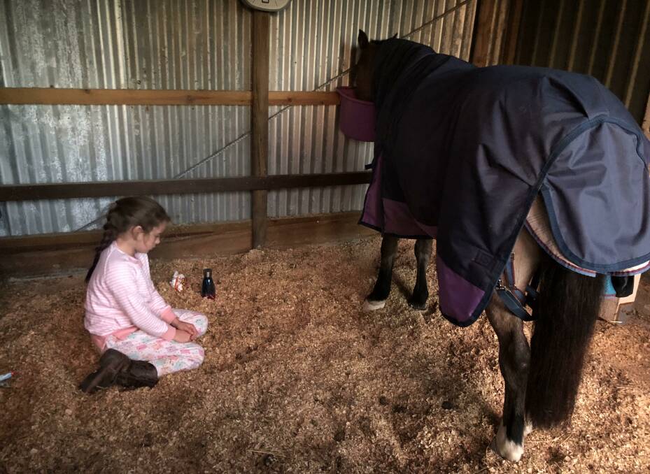 Mia keeps a vigil by her Welsh pony Angel, who suffers from severe laminitis. Angel received a Hendra vaccination shortly before becoming sick. Zoetis denied any liability for the horse getting sick, with tests proving inconclusive. Angel could be stabled for up to a year while her condition improves.