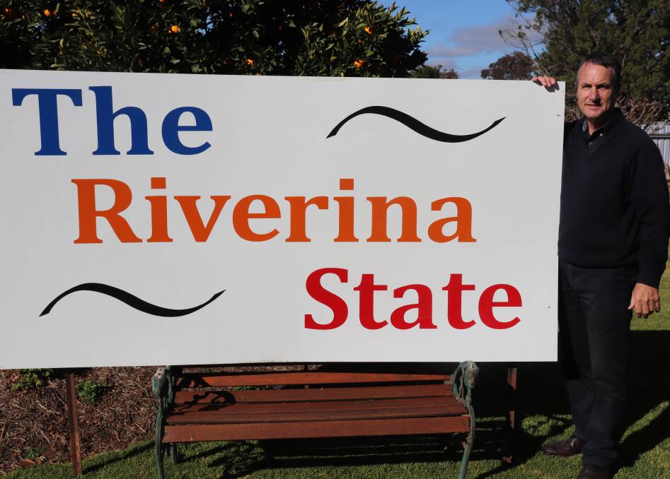 MOVES: David Landini is registering The Riverina State as a political party at a state and federal level. 
